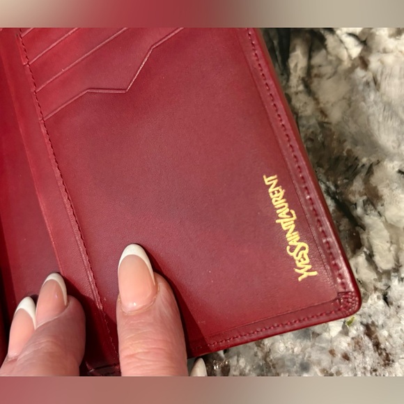 EUC Yves Saint Laurent Trifold Wallet - Picture 3 of 7